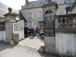 D Day Paratroopers F Company 505th PIR 82nd Airborne Division St Mere Eglise cafe courtyard Normandy